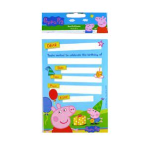 We Like To Party Peppa Pig Party Invitations