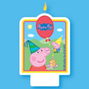 We Like To Party Peppa Pig Flat Candle
