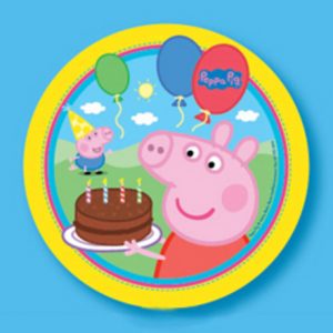We Like To Party Peppa Pig 23cm Plates