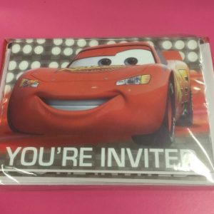 We Like To Party Disney Cars Invitations and Envelopes, 8pk