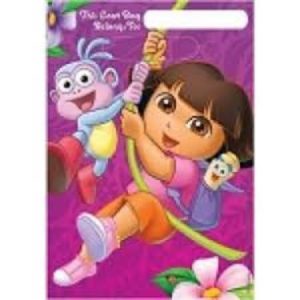 We Like To Party Dora The Explorer Flower Adventure Loot Bags, 8pk