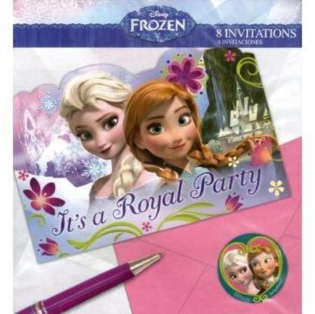 We Like To Party Disney Frozen Party Supplies Invitations and Envelopes