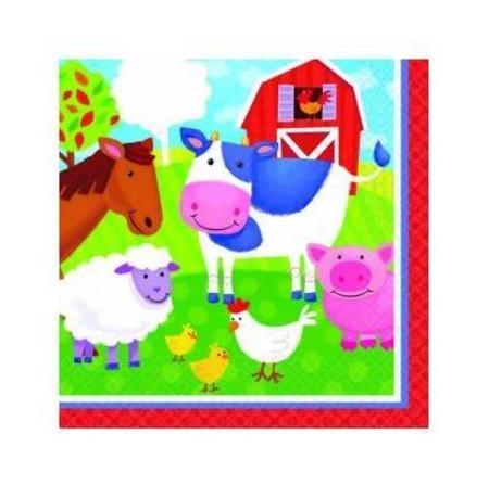 We Like To Party Barnyard Fun Beverage Napkins, Pack of 16