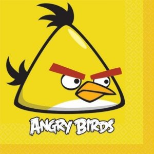 We Like To Party Angry Birds Luncheon Napkins, Pack of 16