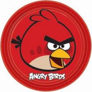 We Like To Party Angry Birds Dinner Plates, Pack of 8