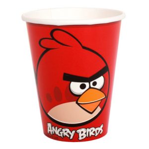 We Like To Party Angry Birds Party Cups, Pack of 8
