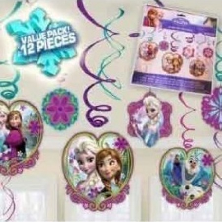 We Like To Party Disney Frozen Party Supplies Swirl Decorations