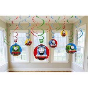We Like To Party Thomas The Tank And Friends Party Swirl Hanging Decorations