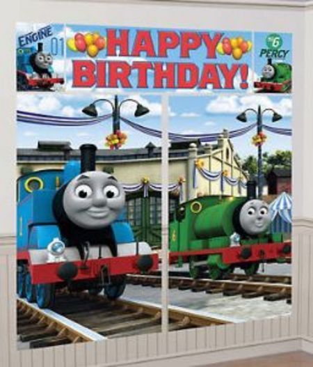 We Like To Party Thomas The Tank And Friends Wall Decorating Kit