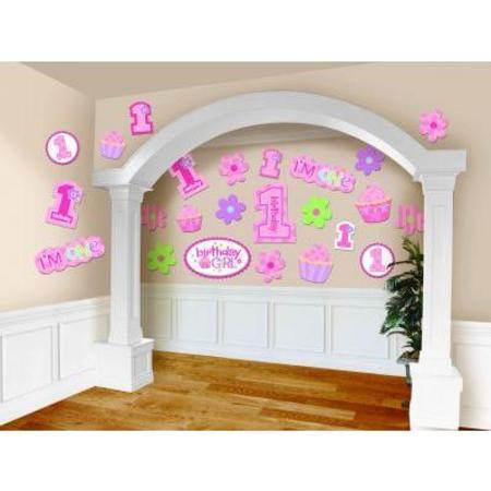 We Like To Party First Birthday Girl Value Pack Cutouts