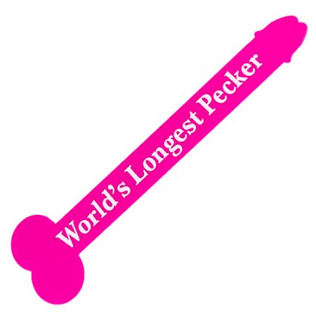 We Like To Party Hens Night Worlds Longest Pecker Measure