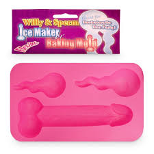 We Like To Party Hens Night Willy & Sperm Ice Maker Mould