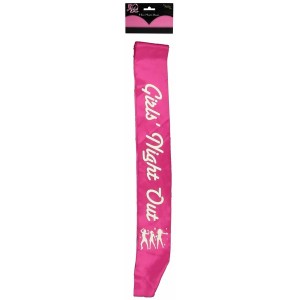 We Like To Party Hens Night Girls Night Out Sash Pink With White Writing