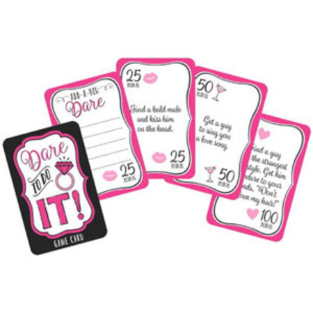 We Like To Party Hens Night Dare To Do It Activity Cards