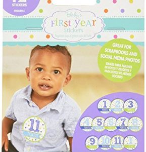 We Like To Party Baby Boy's First Year Stickers