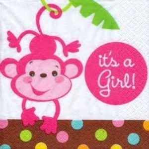 We Like To Party Fisher Price It's A Girl Beverage Napkins