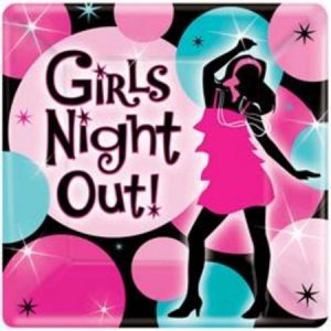 We Like To Party Hens Night Girls Night Out Square Plates