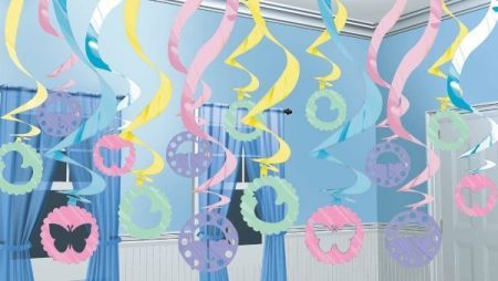 We Like To Party Baby Shower Hanging Swirl Decoration