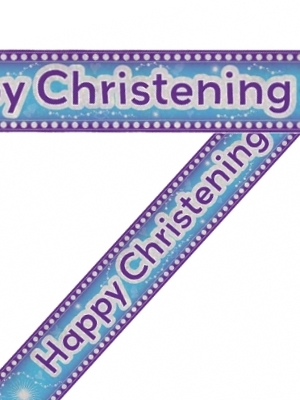 We Like To Party Christening Party Supplies & Decorations Happy Christening Blue