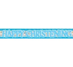 We Like To Party Christening Party Supplies & Decorations Happy Christening Blue