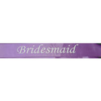 We Like To Party Hens Night Bridesmaid Sash Lavender With White Writing