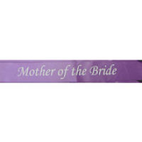 We Like To Party Hens Night Mother Of The Bride Sash Lavender With White Writing