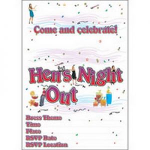 We Like To Party Hens Night Hens Night Out Invitation Cards & Envelopes