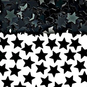 We Like To Party Table Confetti Stars Black