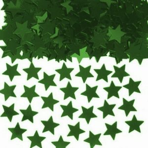 We Like To Party Table Confetti Stars Green