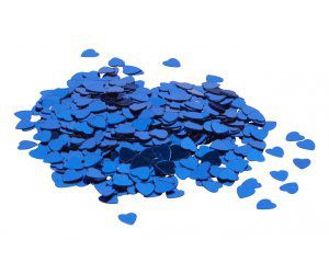 We Like To Party Table Confetti Hearts Sapphire Blue