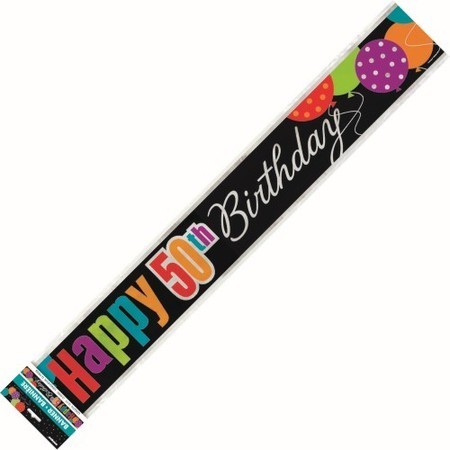 We Like To Party 50th Birthday Party Supplies And Decorations 50th Birthday Banner