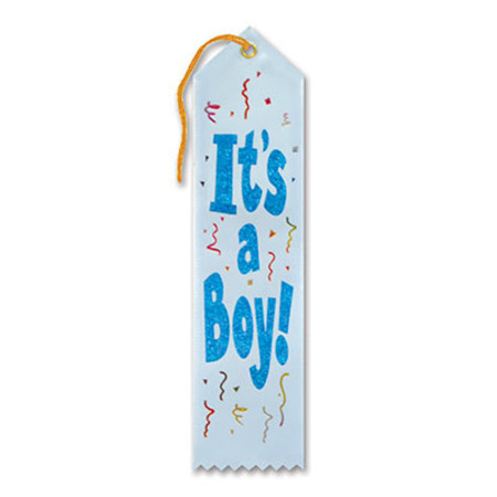 We Like To Party Baby Shower Party Supplies Its A Boy Ribbon
