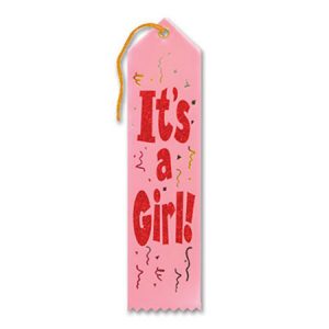 We Like To Party Baby Shower Party Supplies Its A Girl Ribbon