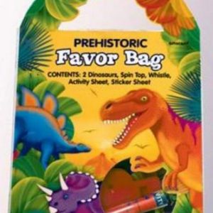 We Like To Party Dinosaur Party Prehistoric Favour Bag