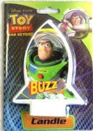 We Like To Party Toy Story Buzz Lightyear Spaceship Candle
