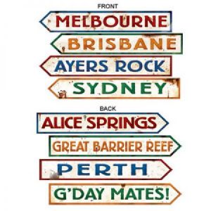 We Like To Party Australiana Party Supplies & Decorations Town Signs