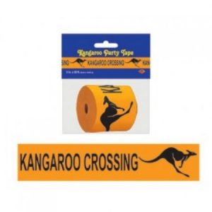 We Like To Party Australiana Party Supplies & Decorations Kangaroo Crossing Tape