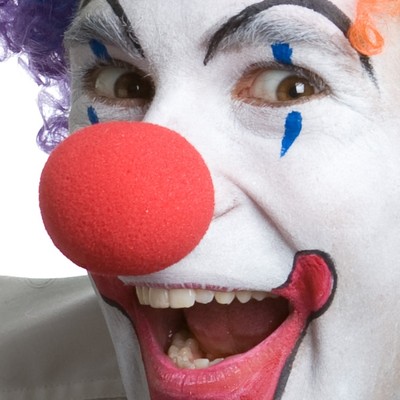 We Like To Party! Red Foam Sponge Clown Nose