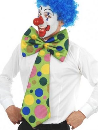 We Lik To Party! Clown Tie Oversized with Polka Dots