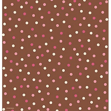 We Like To Party Brown Blush And Pink Dots Tablecover