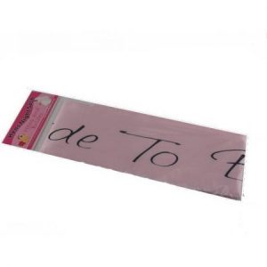 We Like To Party Bride To Be Pink Sash With Black Writing