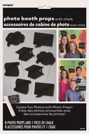 We Like To Party Graduation Photo Booth Props With White Chalk