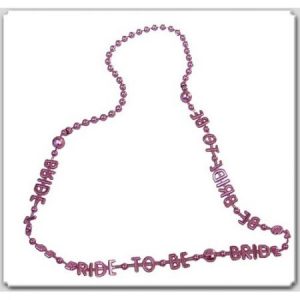 We Like To Party Bride To Be Necklace Pink