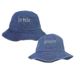 We Like To Party Wedding Denim Crusher Hats