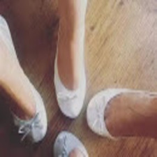 We Like To Party Hens Party Shoes White