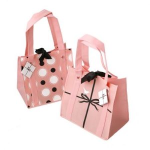 We Like To Party Enviro Bags Pink & Black Trim