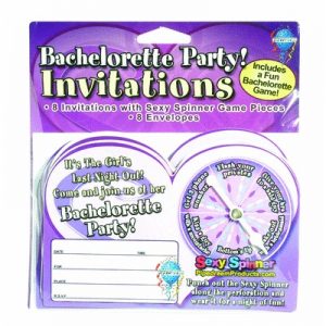 We Like To Party Bachelorette Party Sexy Spinner Invitations & Envelopes
