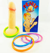 We Like To Party Hens Night Pecker Ring Toss