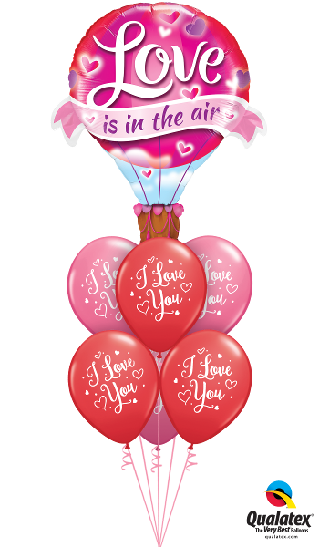 We Like To Party Love Is In The Air Balloon Bouquet