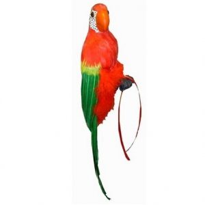 We Like To Party Luau Feathered Parrot Party Decoration